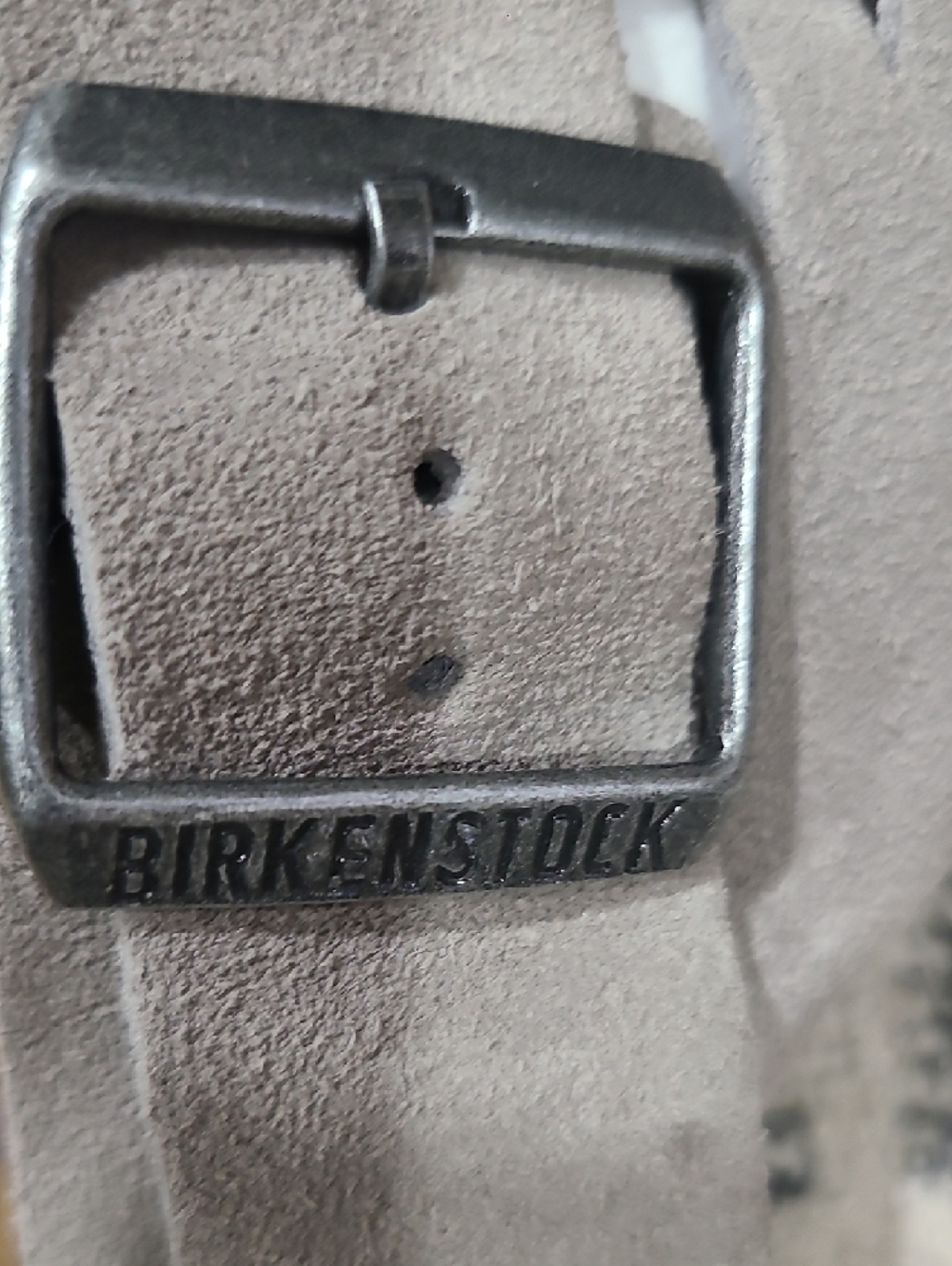 Birkenstock Men's Taupe Crisscross Suede Slide Sandals. **Lightly used!! - Picture 7 of 7